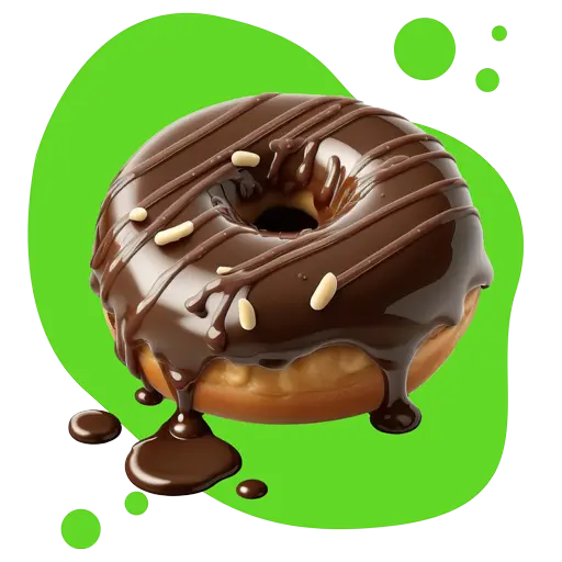 Wo möchtest du Donut essen?