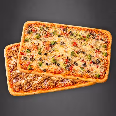 Familienpizza Margherita 40x60cm