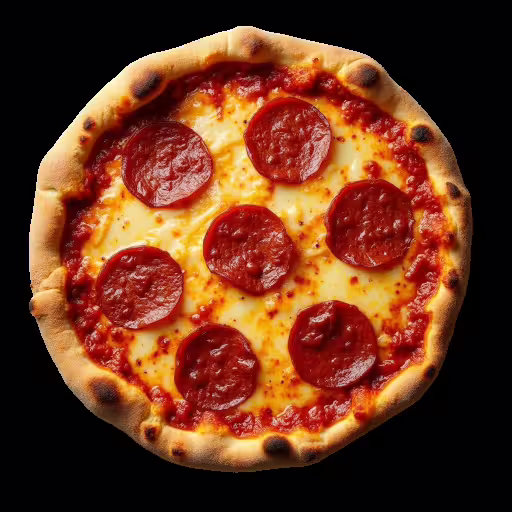 Pizza Rindersalami