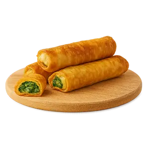 Börek mit Käse, Spinat 