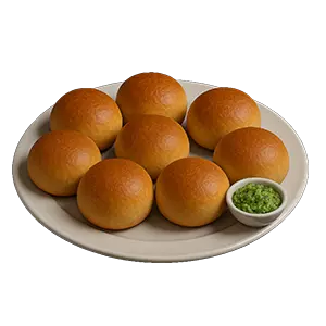 Pizzabrötchen Kräuterbutter oder Aioli