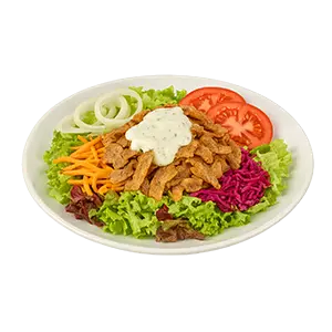 Chef Salat Teller mit Döner